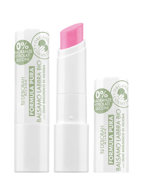 DEBORAH Помада-бальзам для губ FORMULA PURA LIP BALM, тон: 04 Розовый, 3,75гр