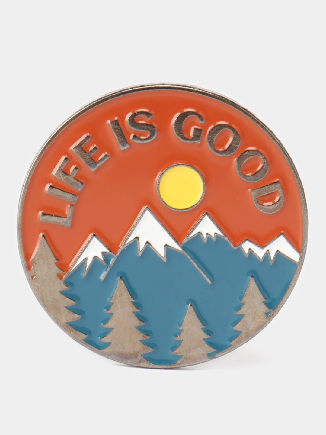 Коричневый значок Life is good