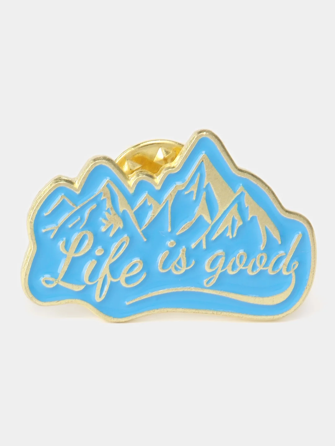 Голубой значок Life is good
