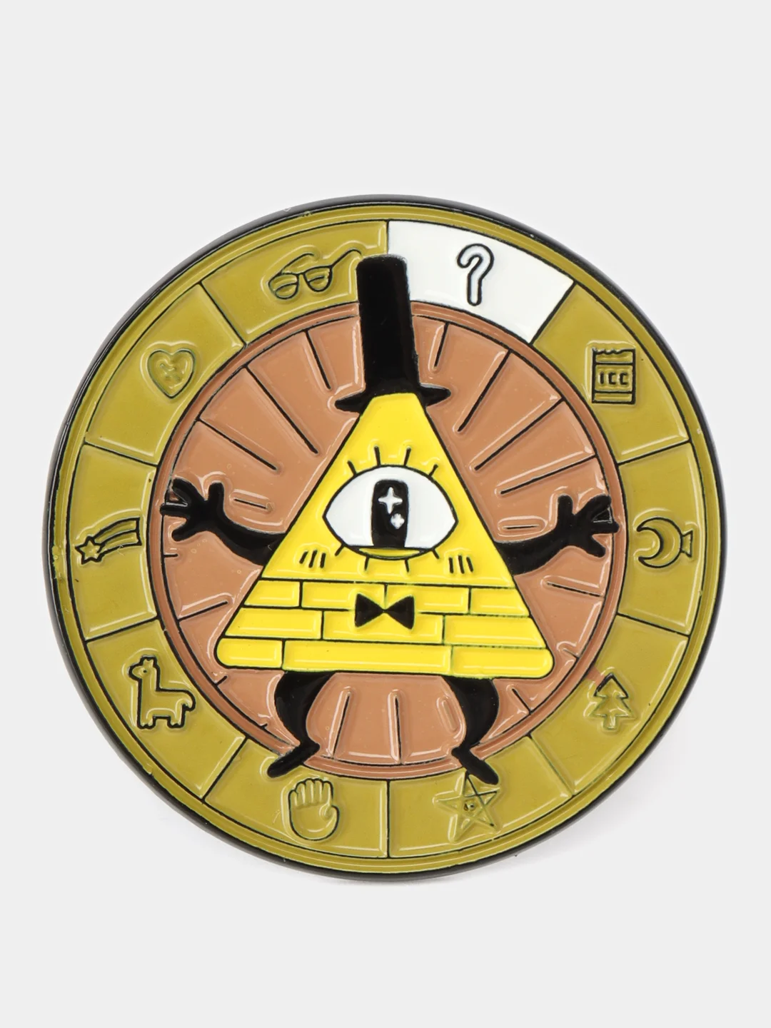 Желтый значок Gravity Falls