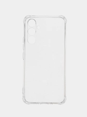 Чехол для Samsung Galaxy S24 FE (Самсунг Галакси С24 ФЕ), прозрачный противоударный