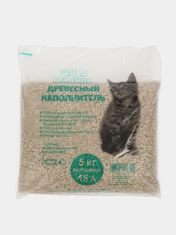 Древесный наполнитель 5 кг