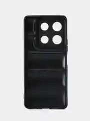 Черный чехол Infinix Note 30 Pro (Инфиникс Ноут 30 Про) противоударный выпуклый