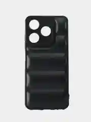 Черный чехол Tecno Spark 10 / 10C (Техно Спарк 10 / 10С) противоударный выпуклый