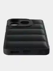 Черный чехол Tecno Spark 10 / 10C (Техно Спарк 10 / 10С) противоударный выпуклый