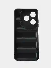 Черный чехол Tecno Spark 10 / 10C (Техно Спарк 10 / 10С) противоударный выпуклый