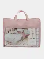 Розовый комплект ЕВРО (одеяло облегченное 200*220 + простыня 220*240+наволочки 50*70 (2 шт) и 70*70 (2 шт)