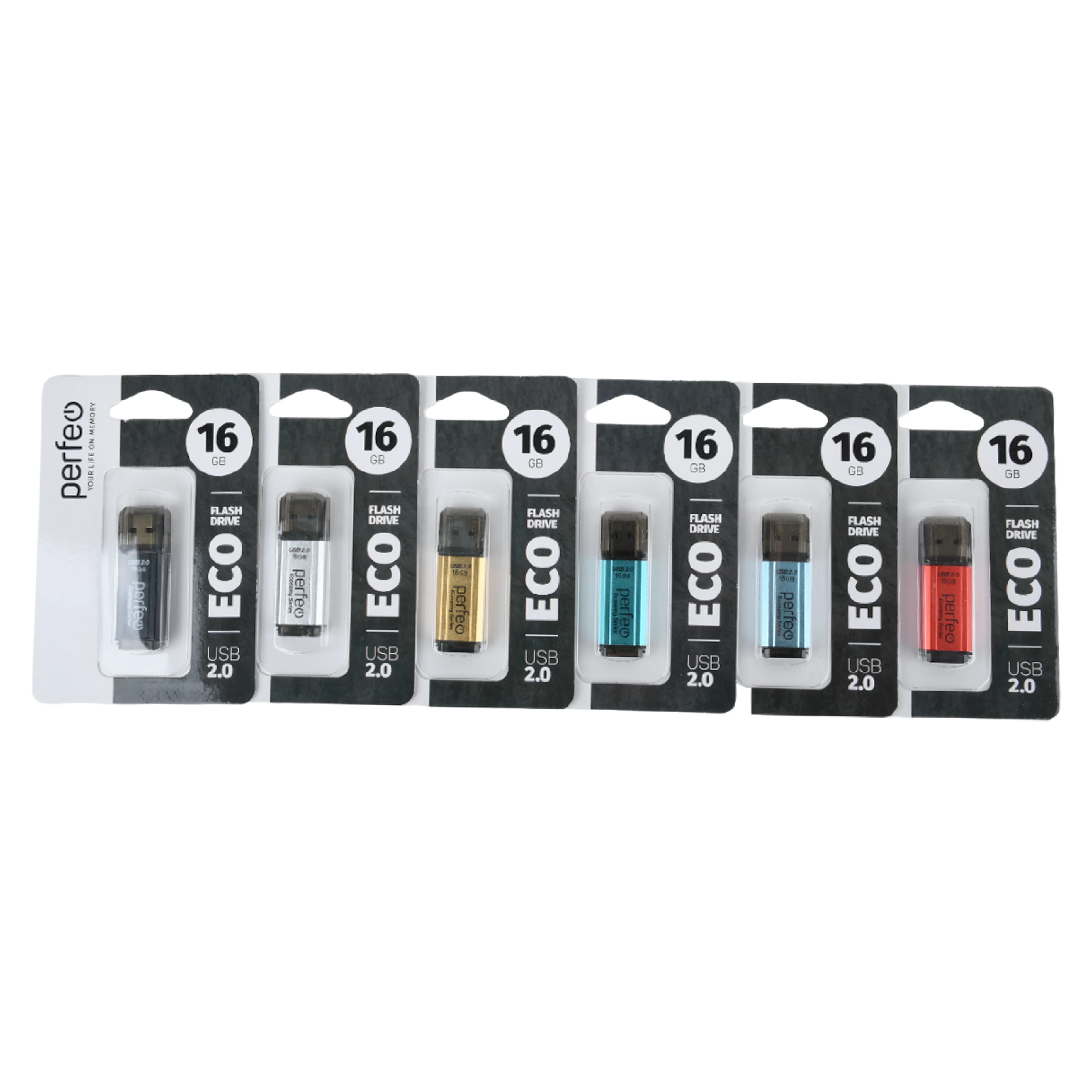 Флеш-накопитель Perfeo USB 16GB E02
