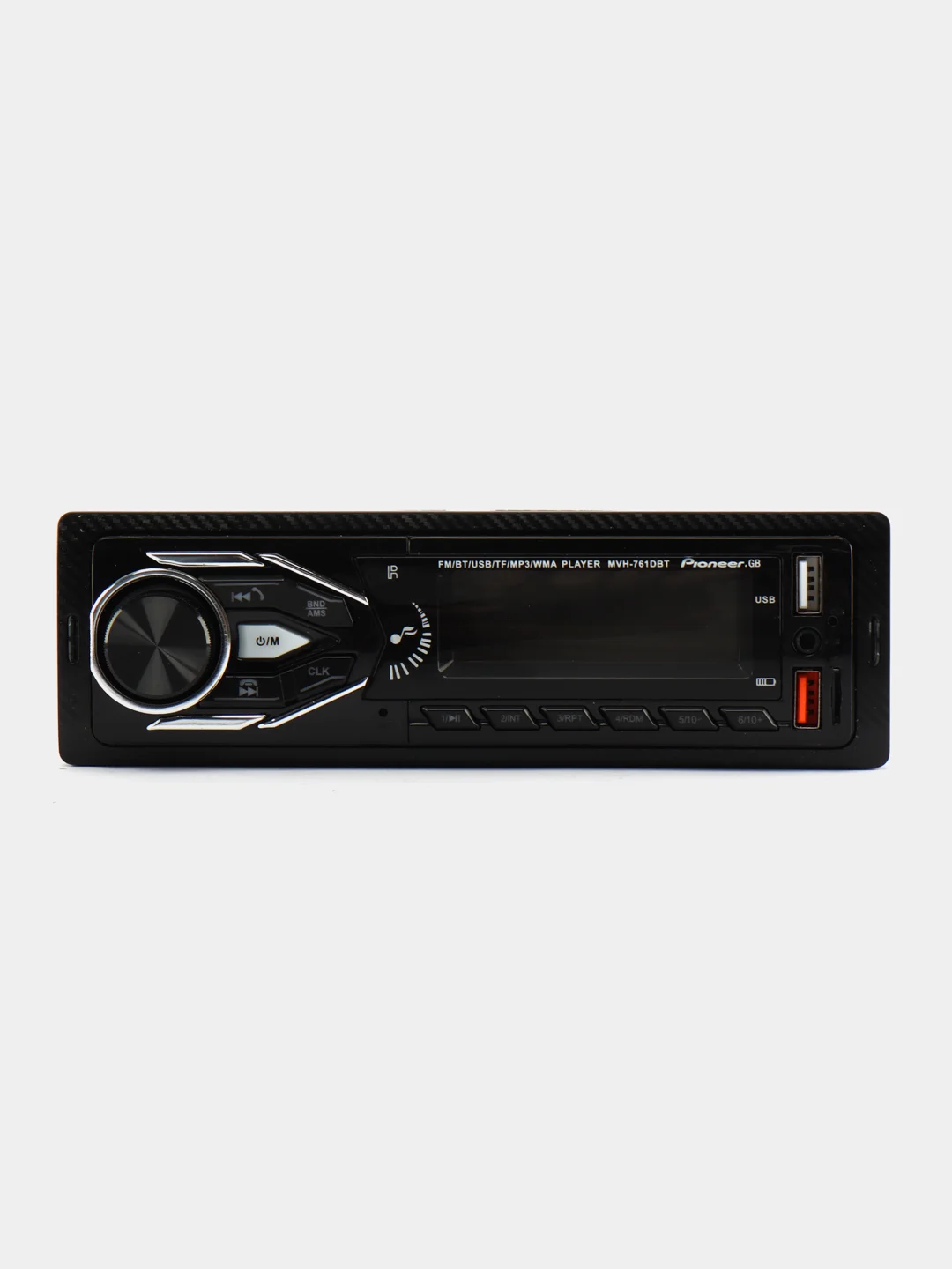 Автомагнитола Pioneer GB 1 DIN с пультом ДУ, Bluetooth, USB, AUX
