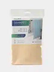 Бежевый штора для ванной комнаты