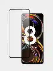 Угольный защитное стекло 9D Realme 8 / Realme 8 Pro
