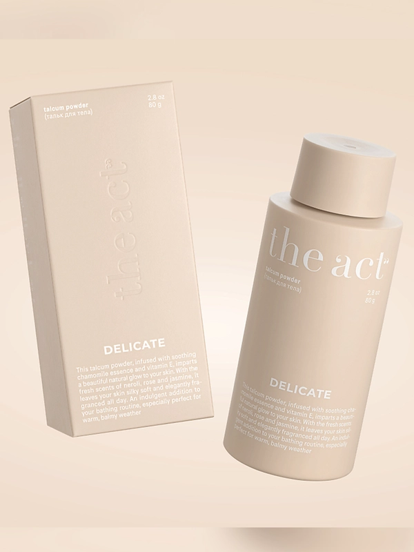Тальк для тела The Act Delicate, 80 г