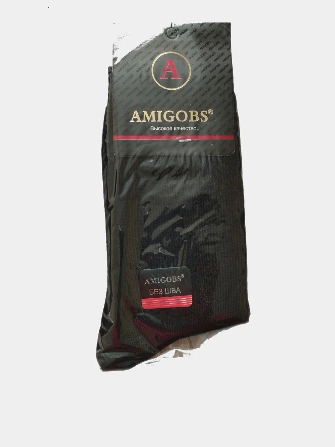 Черный носки мужские AMIGOBS, хлопок
