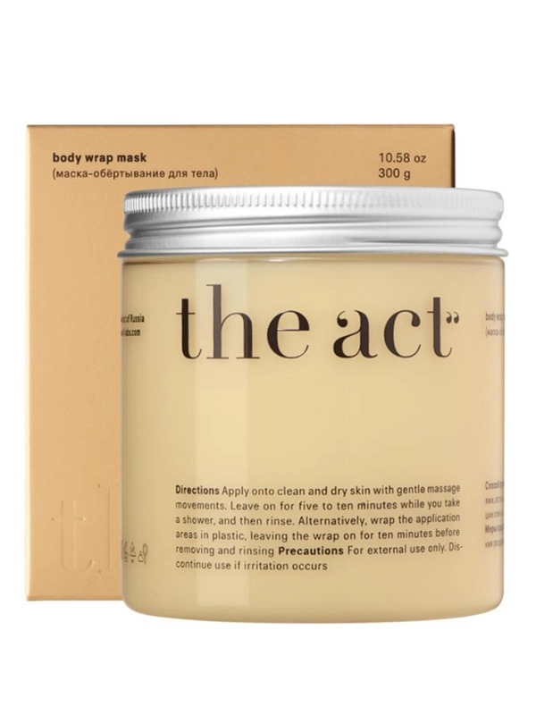 Моделирующая маска-обертывание для тела The Act, с планктоном и камфорой, 270 г