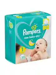 Подгузники Pampers New Baby-Dry, 2-5 кг, размер 1, 27 штук