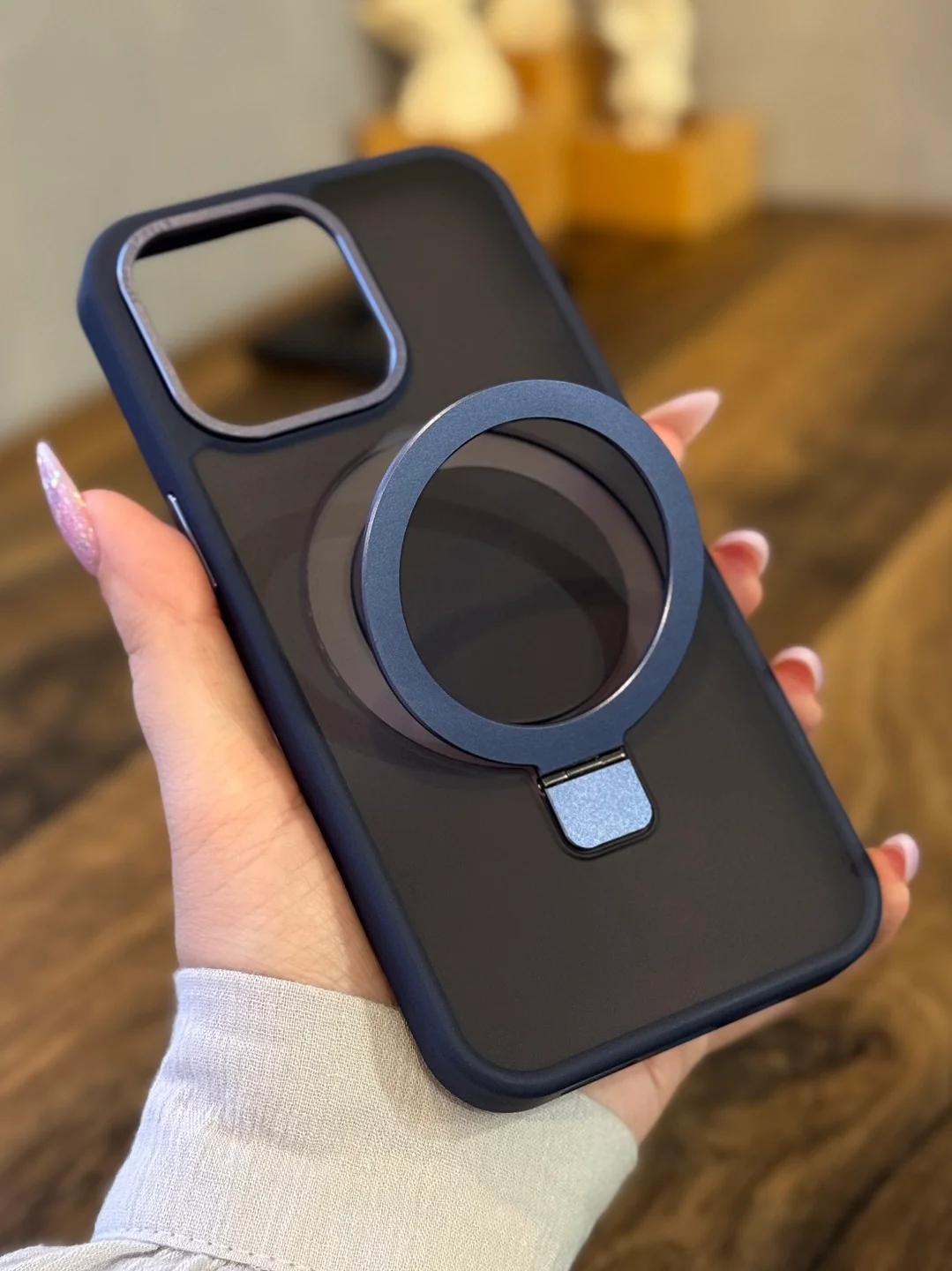Темно-синий чехол для iPhone 16 Pro, 16, 16 Pro Max, 14, 13, 15, 15 Pro Max, 11, 14 Pro Max, Magsafe