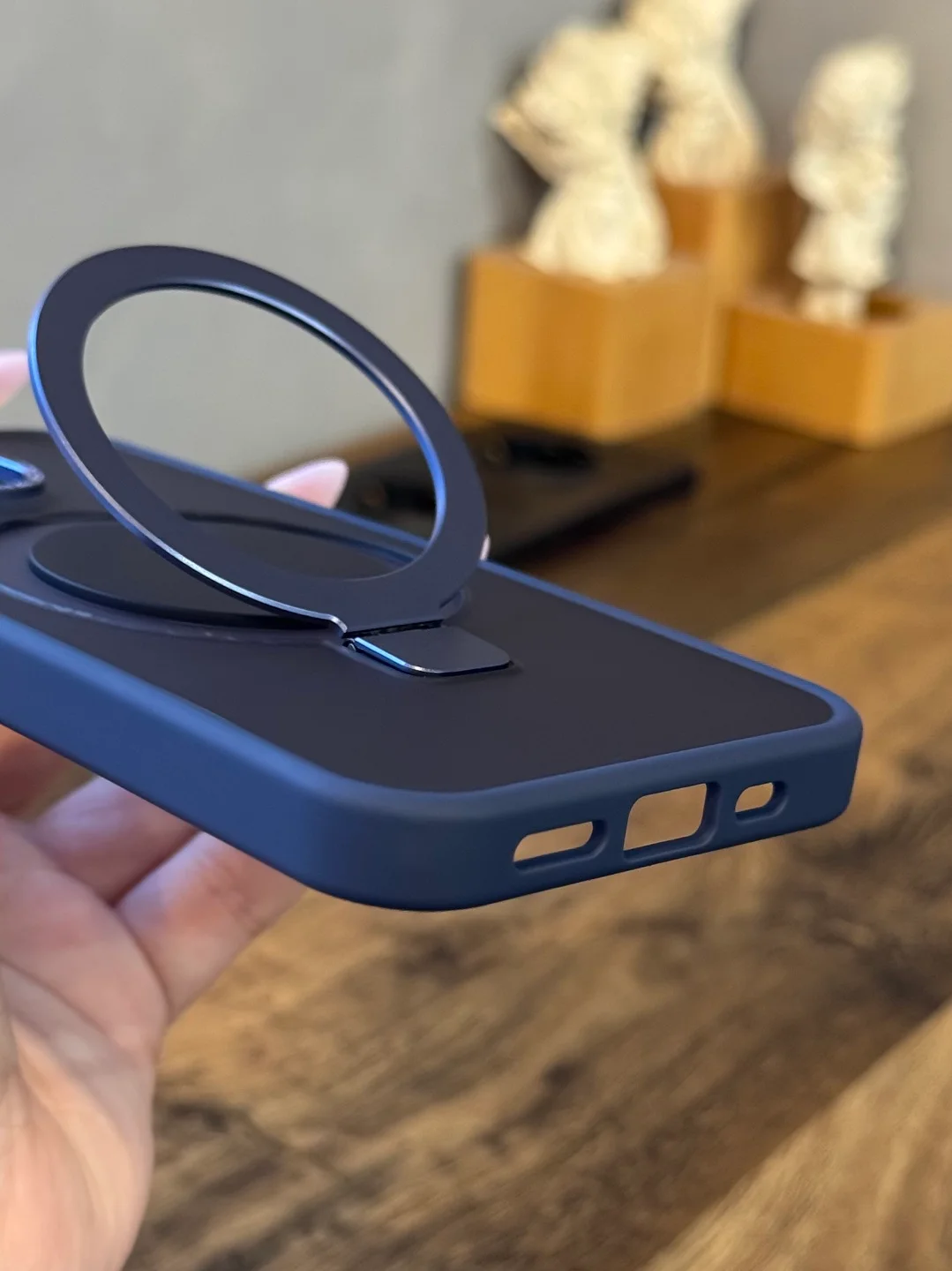 Темно-синий чехол для iPhone 16 Pro, 16, 16 Pro Max, 14, 13, 15, 15 Pro Max, 11, 14 Pro Max, Magsafe