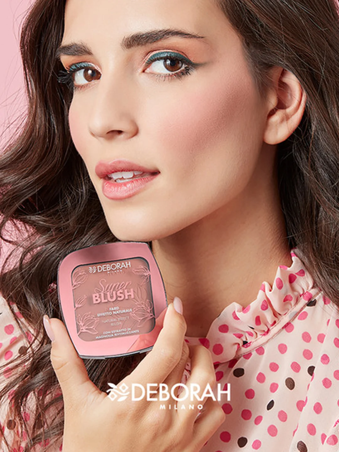 Deborah Румяна SUPER BLUSH тон: 04 Персиковый сияющий, 9г