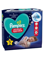 Трусики Pampers Night Pants, размер 5, 28 штук, 12-17 кг