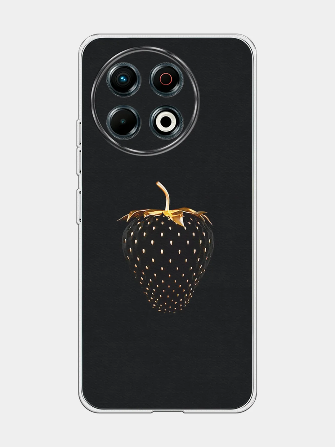 Разноцветный чехол на Tecno Spark 30 Pro / Текно Спарк 30 Про прозрачный, с принтом, защита камеры