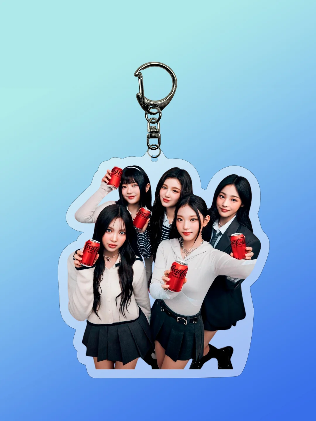 Коричневый брелоки акриловые "K-pop", TXT, STRAY KIDS, ITZY