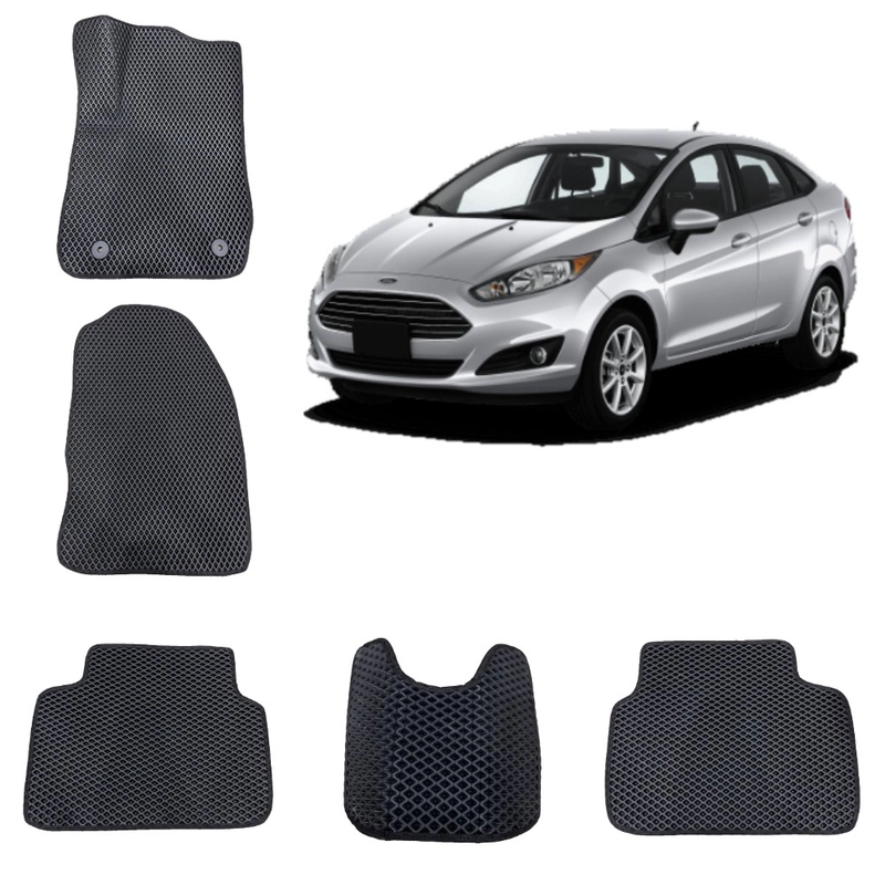 3D Автомобильные EVA, ЭВА, ЕВА коврики в салон для FORD FIESTA 6 поколение / ФОРД ФИЕСТА 6