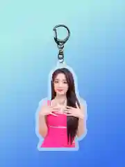 Бирюзовый брелоки акриловые "K-pop", TXT, STRAY KIDS, ITZY