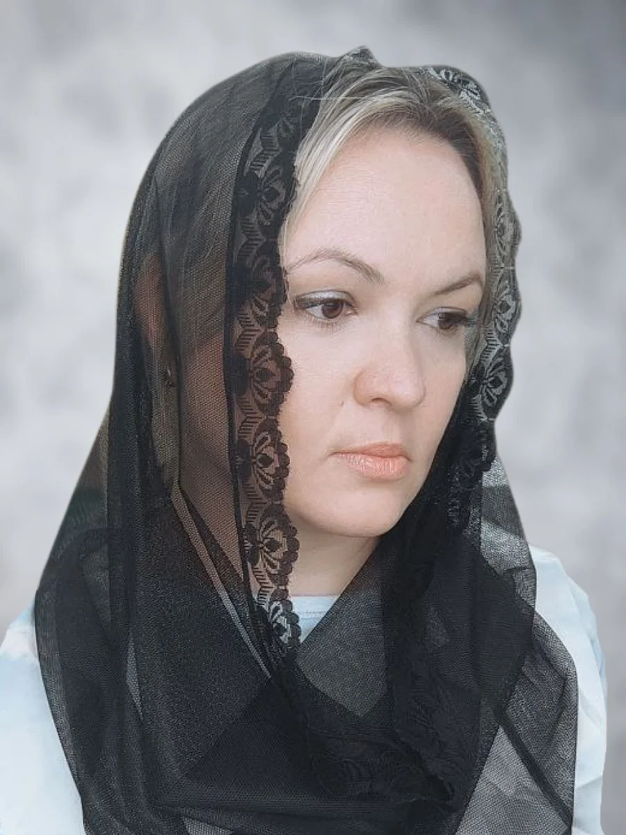 Церковный женский платок