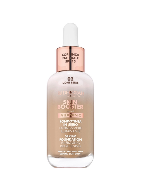 DEBORAH Тональная основа-сыворотка SKIN BOOSTER SERUM тон: 2 светлый бежевый 30мл