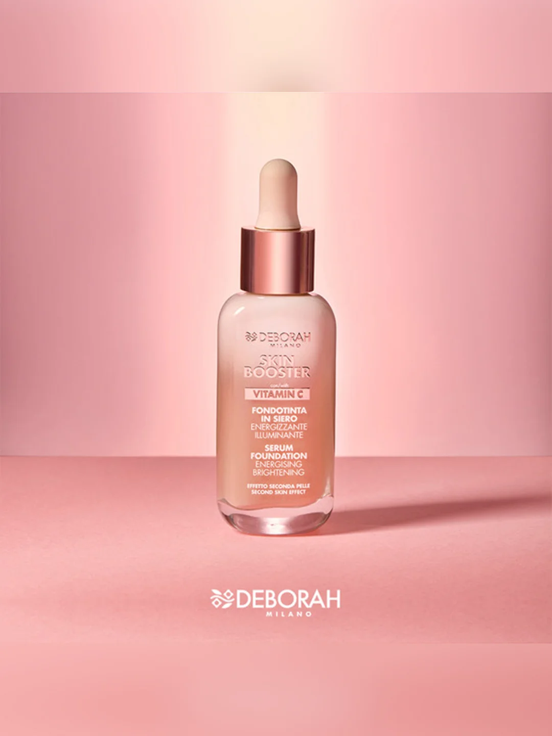 DEBORAH Тональная основа-сыворотка SKIN BOOSTER SERUM тон: 2 светлый бежевый 30мл