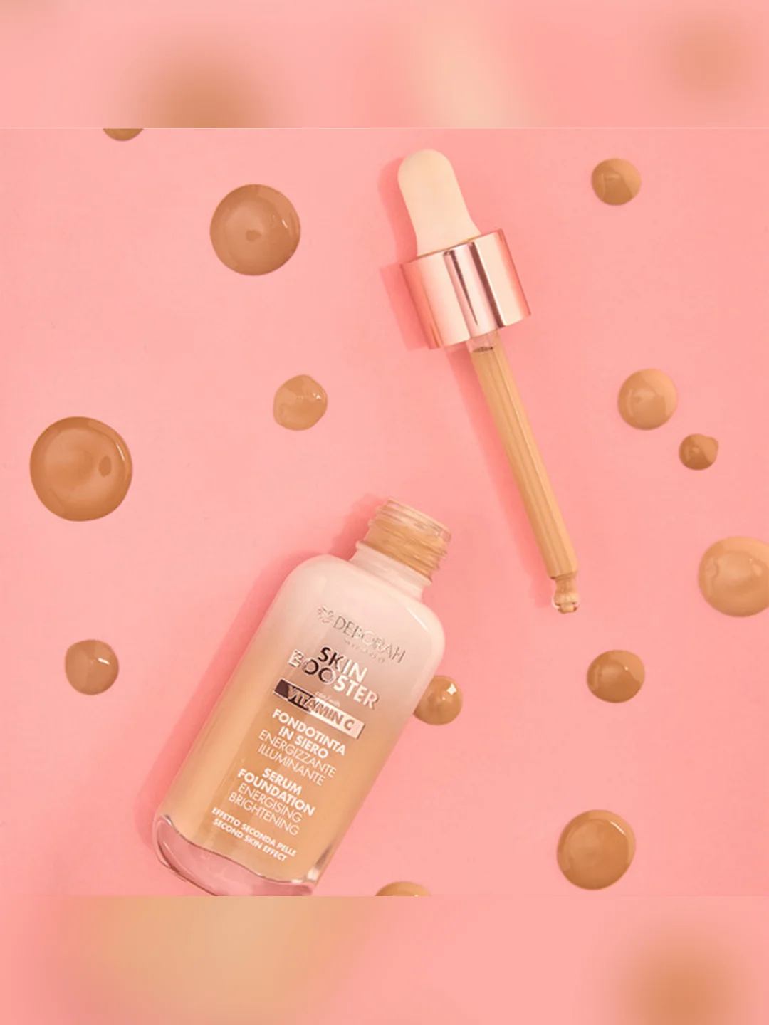 DEBORAH Тональная основа-сыворотка SKIN BOOSTER SERUM тон: 2 светлый бежевый 30мл