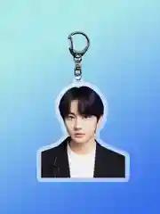 Багровый брелоки акриловые "K-pop", TXT, STRAY KIDS, ITZY