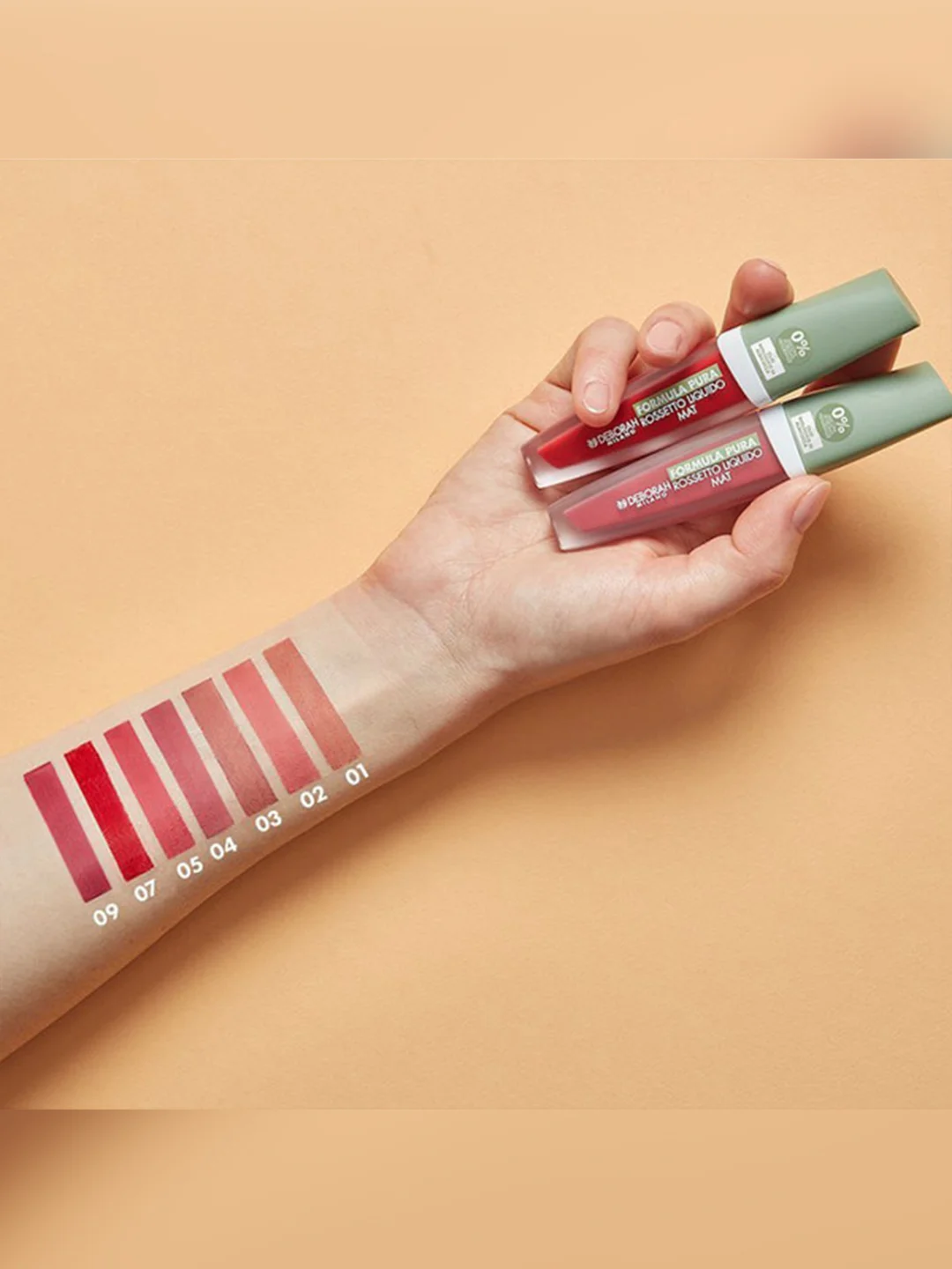 DEBORAH Помада матовая жидкая FORMULA PURA ROSSETTO LIQUIDO MAT тон 09