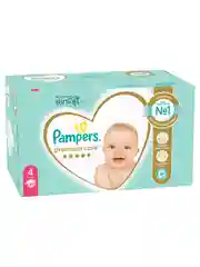 Подгузники Pampers Premium Care макси 9-14 кг, размер 4, 82 штуки