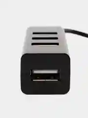 Черный разветвитель хаб USB-HUB Perfeo 4 Port, (PF6010H)