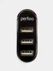 Разветвитель хаб USB-HUB Perfeo 3 Port, (PF-VI-H024) чёрный