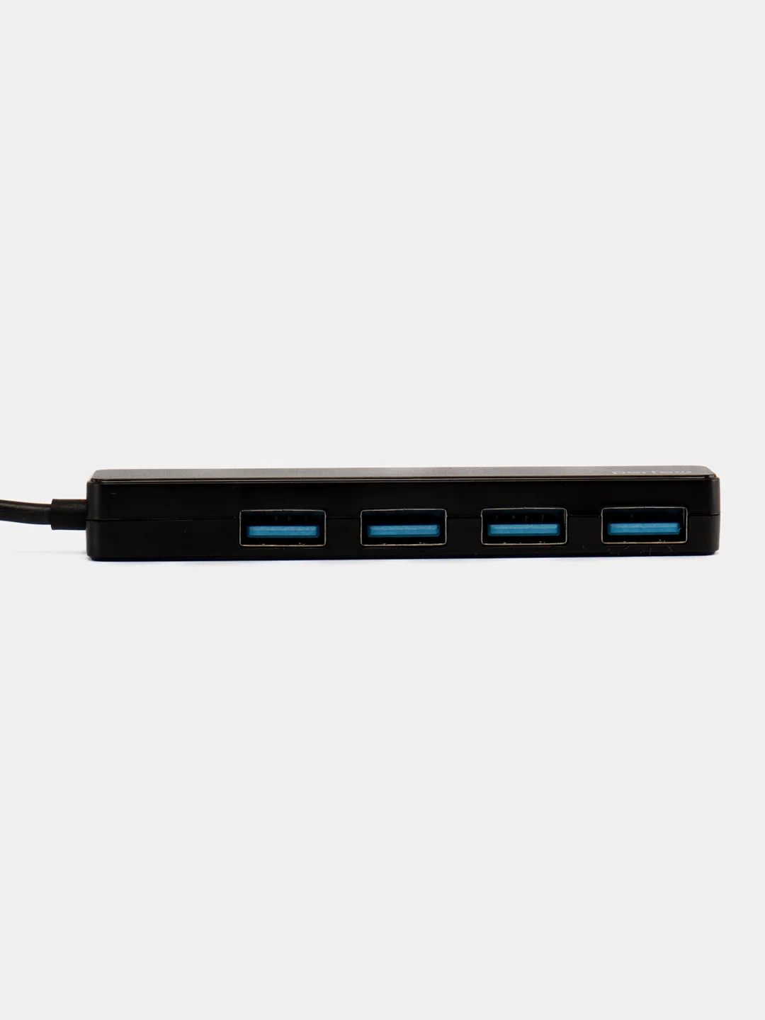 Черный разветвитель хаб USB-HUB Perfeo 4 Port, (PF-H038)