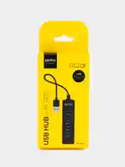 Разветвитель хаб USB-HUB Perfeo 1 Port 3.0+3 Port 2.0 (PF-H041) чёрный