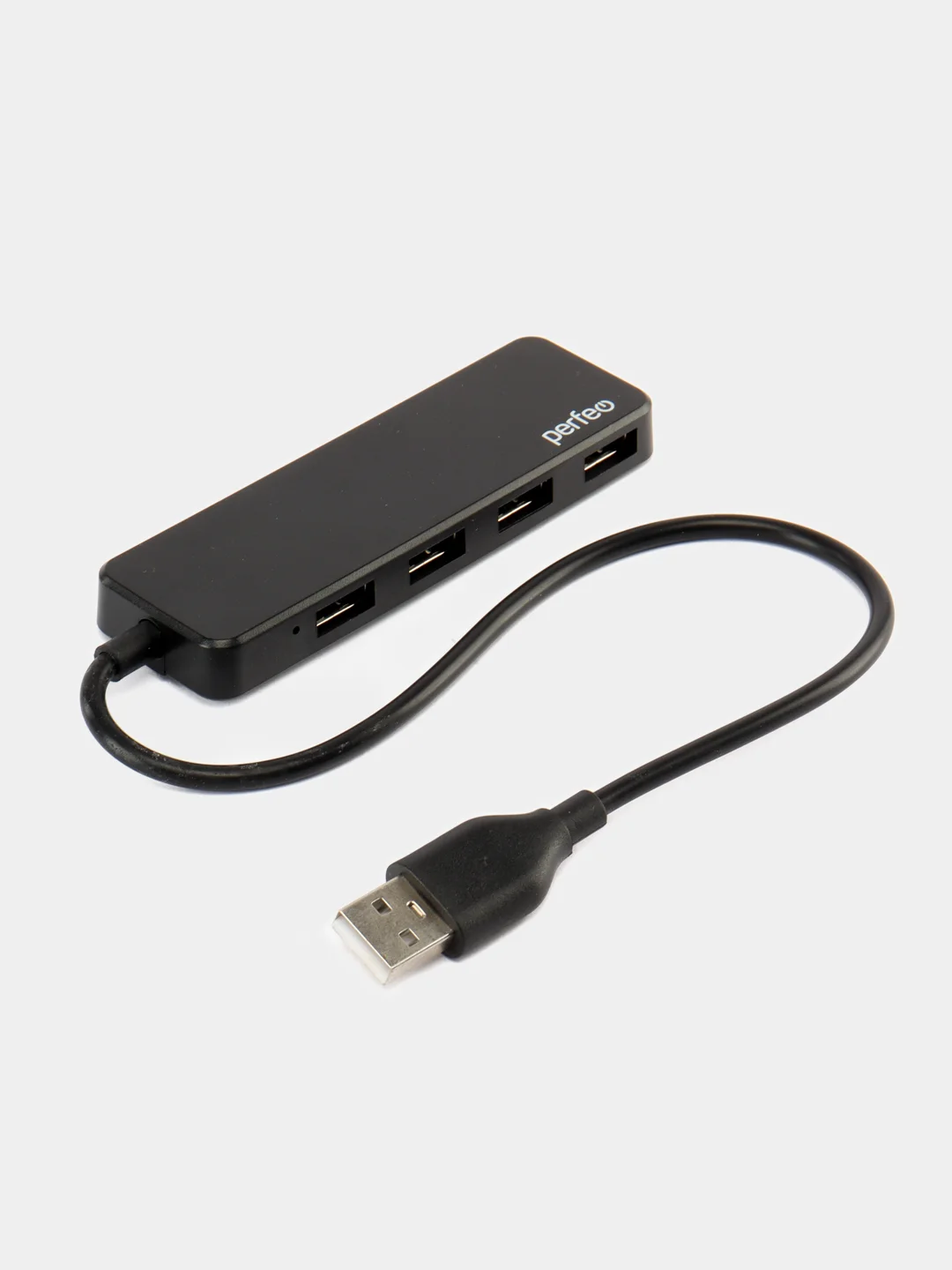 Разветвитель хаб USB-HUB Perfeo 4 Port, (PF-H042) чёрный