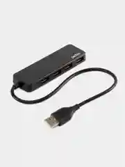 Разветвитель хаб USB-HUB Perfeo 4 Port, (PF-H042) чёрный