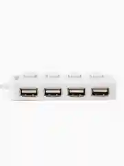 Белый разветвитель хаб USB-HUB Perfeo 4 Port, (PF-H044)