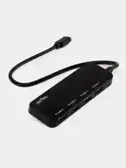 Разветвитель USB хаб C-HUB Perfeo 4 Port, (PF-H048) чёрный