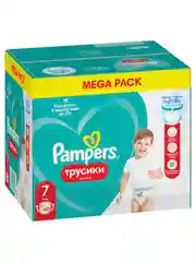 Трусики Pampers Pants, size 7, до 17 кг, 68 штук