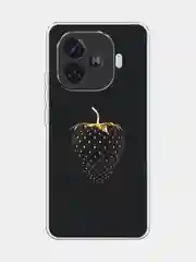Разноцветный силиконовый чехол на Vivo iQOO Z9 / Виво iQOO Z9 прозрачный, с принтом, защита камеры