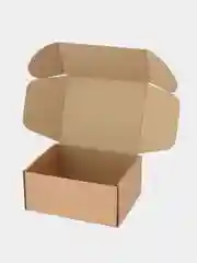 Крафт коробка подарочная самосборная 17*14*8 см