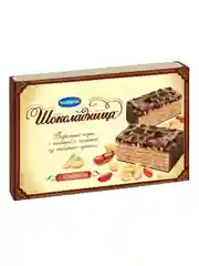Торт вафельный "Шоколадница" с арахисом, 400г