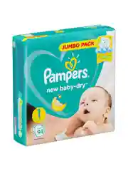 Подгузники Pampers New Baby-Dry для новорожденных, 2-5 кг, размер 1, 94 шт