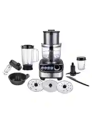 Черный блендер стационарный 9 в 1 CHEF PRO CF-KP1103B с электронной панелью управления, 1200Вт