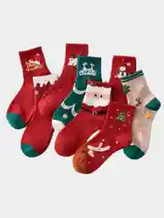 Носки новогодние, в подарок на новый год, в подарочной упаковке, унисекс, рождественские