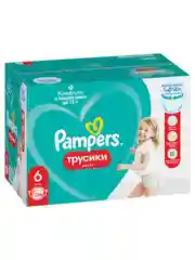 Трусики Pampers Pants экстра лардж 15 кг, размер 6, 136 штук